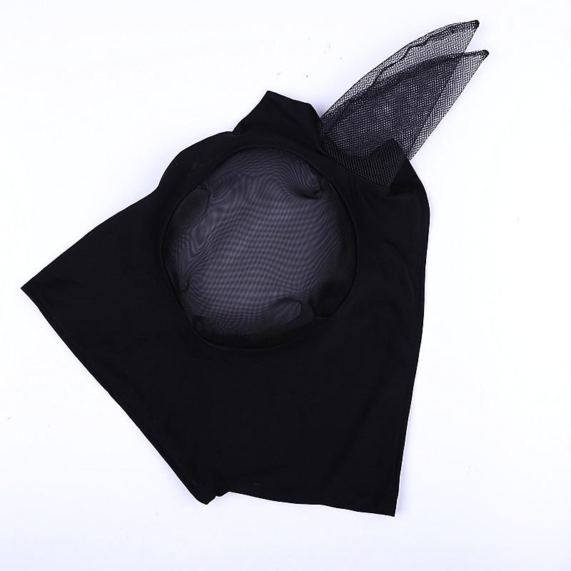 

Horse Face Fly-Proof Mosquito Net & Sunscreen Mask - Equestrian Head Cover. One Size чёрный