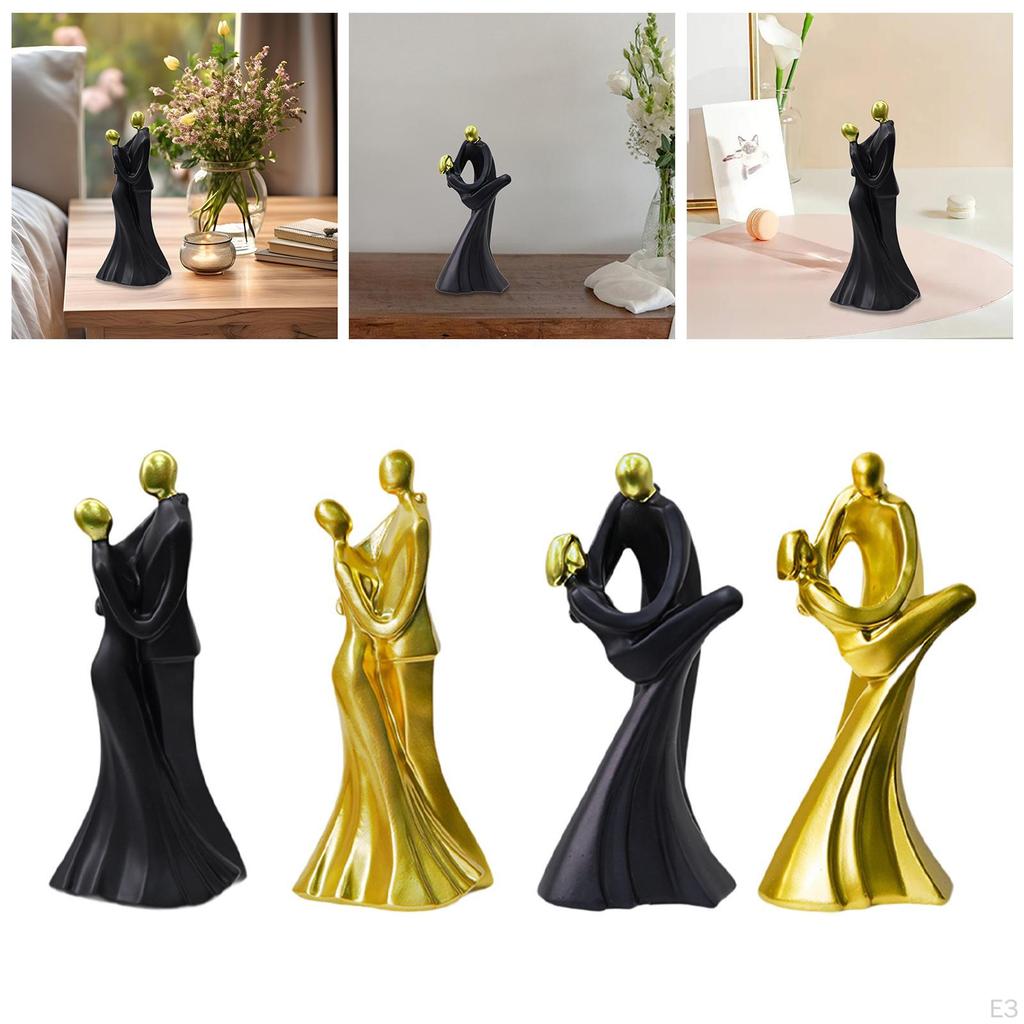 Abstrakte Tanzpaar-Figur, kreative Hochzeitsdekoration, Jubiläumsgeschenke für Zuhause