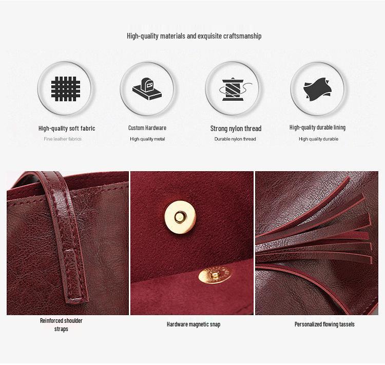 2026 Versatile European and American One-Shoulder Large Capacity Tote for Women
