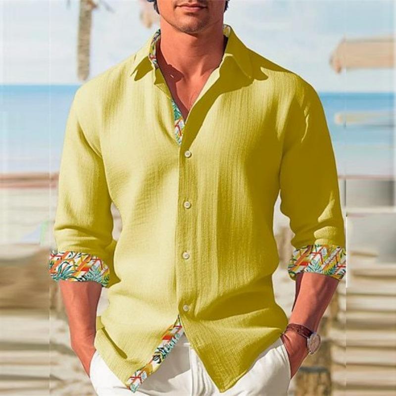 Long Sleeved Shirt Men's Loose Casual Spring Fashion Brand Cardigan Shirts Men’s