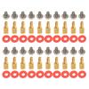 20Pcs PC Case Fans 6.5mm 6-32-M3 Motherboard Riser+20Pcs Screws + 20Pcs Washers Gasket Brass Standoff
