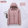 Down jacket women's new short light and thick warm and slim fashion jacket
