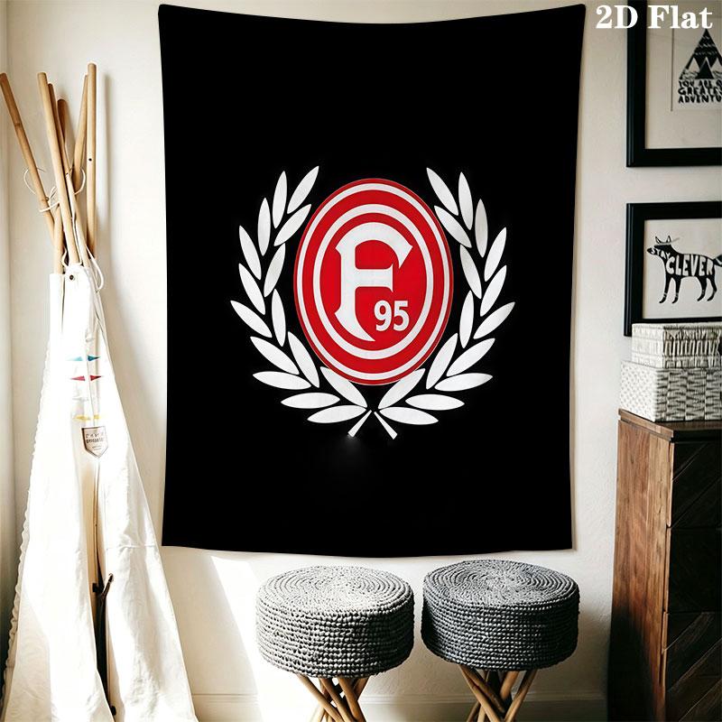 Fortuna Düsseldorf Wall Hanging Printed Fabric Blanket Decorative Tapestries for Bedroom Living Room Home Decor
