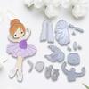 Dancing Girl Metal Cutting Dies Stencil DIY Scrapbooking Album Paper Card Template Mold Embossing Craft Decoration X3UC