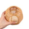 1 Piece Vintage Hanging Lampshade Handmade Woven Lamp Shade For Living Room Bedroom Hotel Simulated Rattan Light Fixture