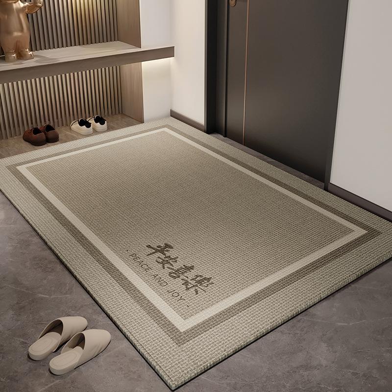 Premium Entry Door Floor Mat, Door Non-Slip And Dirt-Resistant Leave-In Household Entry Floor Mat Can Be Cut And Easy To Take Care Of Carpet