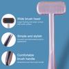 T-Type Vertical Brush Soft Hair Big Head Toothbrush Comfortable Teeth Super Oral Cleaning Brush Adult Family Use Color Random