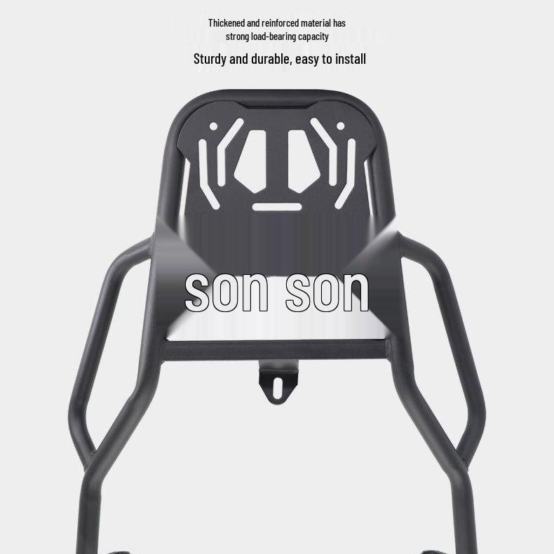 Yadea E6 Electric Scooter Rear Rack: Carbon Steel Bracket for Tail Box & Cargo.