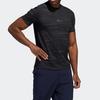 Adidas T Shirts Men's Black Crew Neck Moderate Straight Fit FT2777
