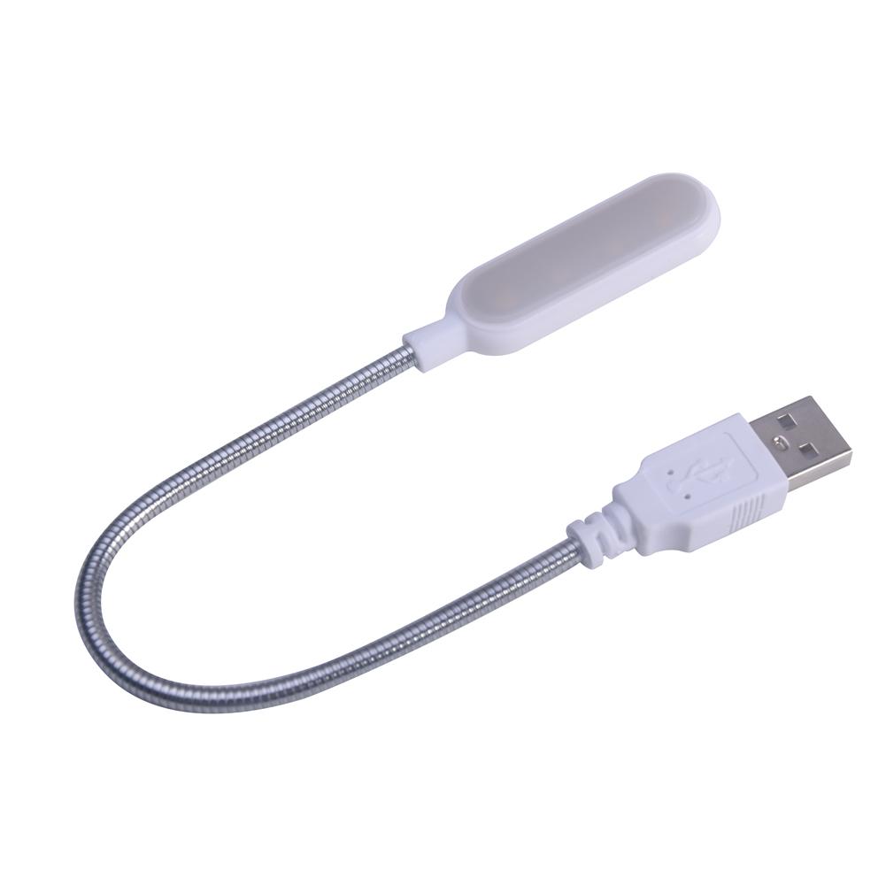 

Travel Portable USB Reading Lamp Mini Led Book Light Night Lights Powered By Laptop Notebook Computer Christmas Gift Led Light White Light