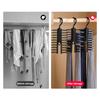 20 Holes Tie Belt Storage Rack Strong Bearing Capacity Hanging Storage Hook For Home