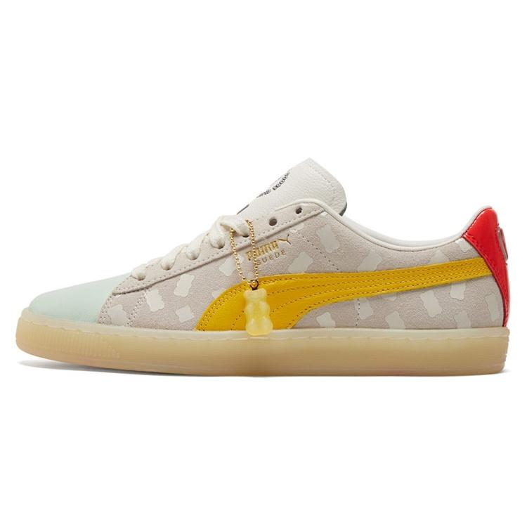(WMNS) Haribo x PUMA Suede Casual Shoes Grey/Yellow/Red Women s 383416-01 EU 37