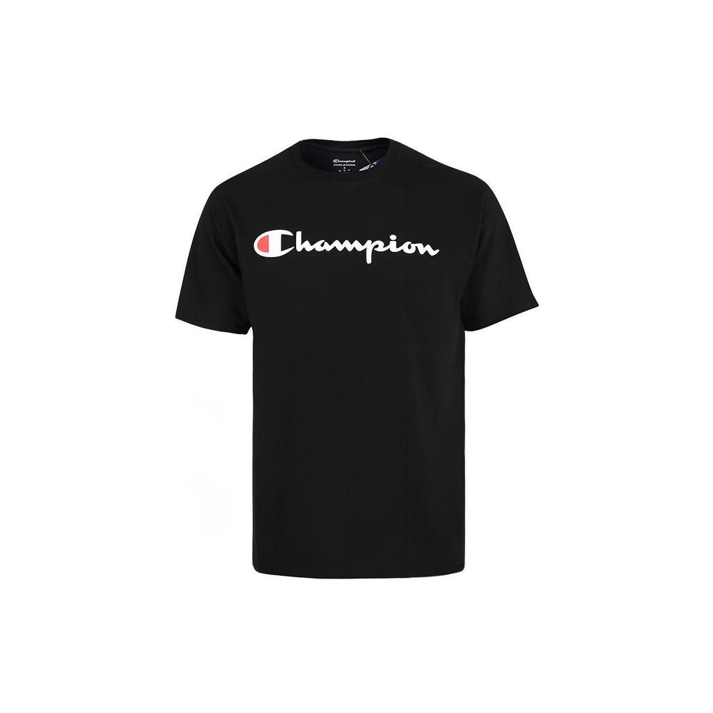 Champion SS21 T Shirt US Version Men's Black GT23H-Y06794-003
