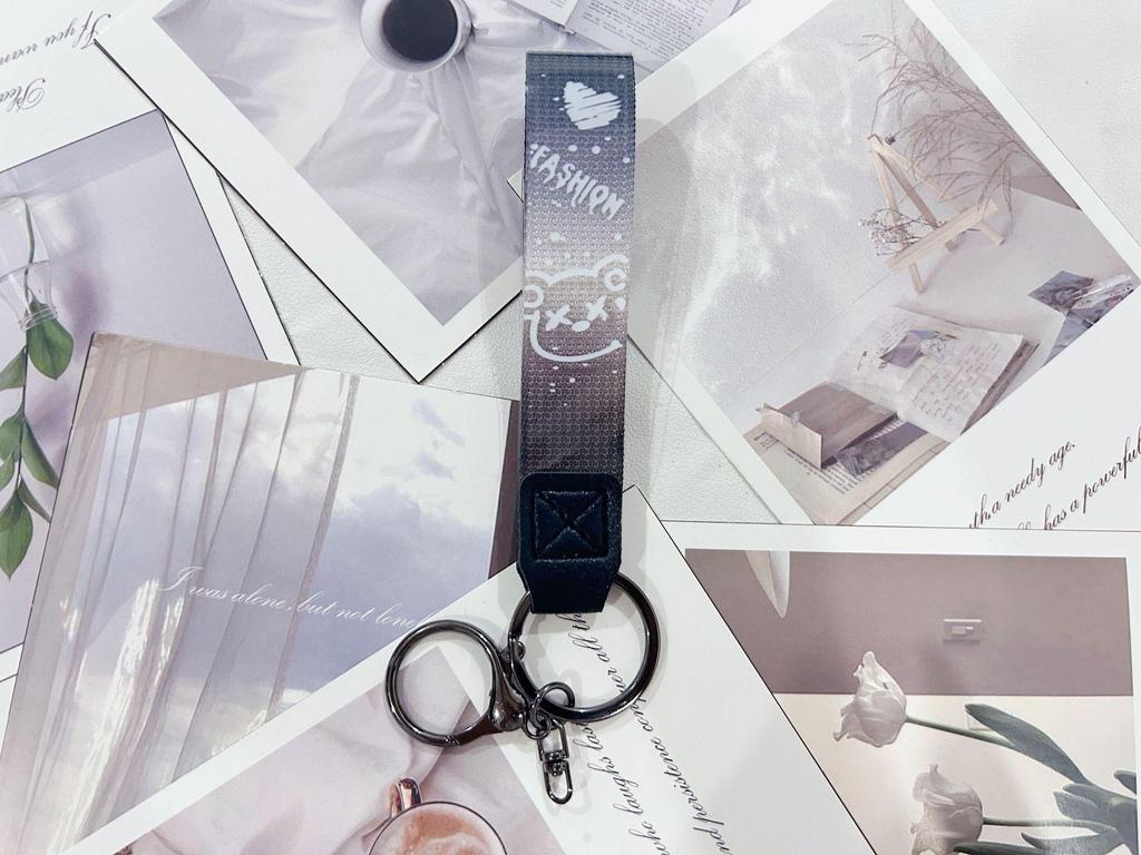 Creative Starry Sky Bear Leather Keychain Pendant