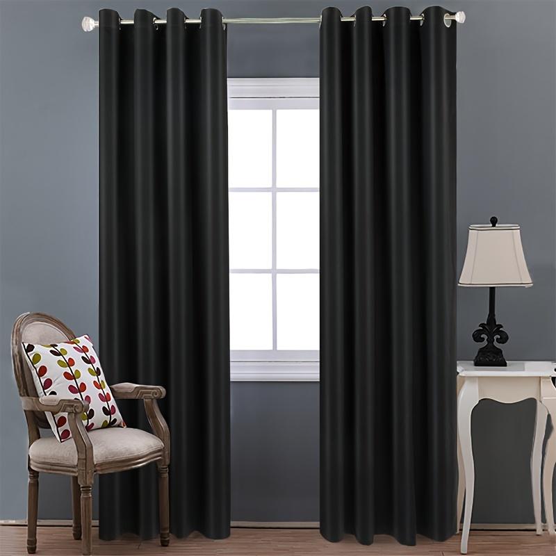1PcThick Velvet Partition Curtain, Sunshade Insulation, Noise Reduction, No-Drill Installation, Eco-Friendly High-Density Fabric
