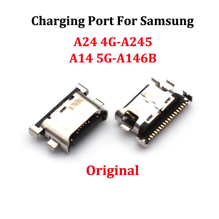 10pcs Original Charging Port Connector USB for Samsung A05 A15 A25 A35 A55 A13 A04 A04S A14 A23 A33 A24 A34 A54 A53 Charge Plug