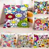 Art Floweres Pillow Case Pattern Printed Pillowcase For Living Room Sofa Cushion Cover & Bedroom Decor