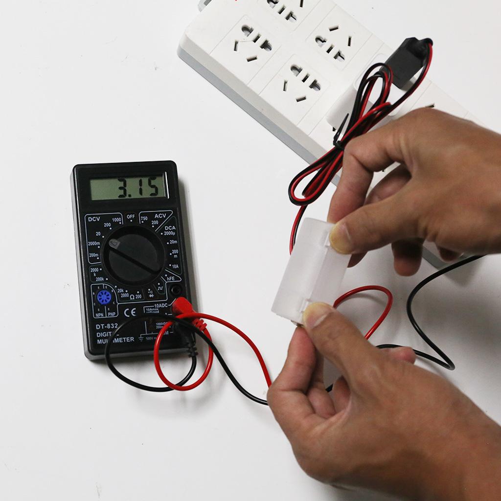 USB Battery Power Supply Adapter Can Replace 1 To 4pcs 1.5V 3V 4.5V 6V D Size LR20 Battery Eliminator Cable for Clock