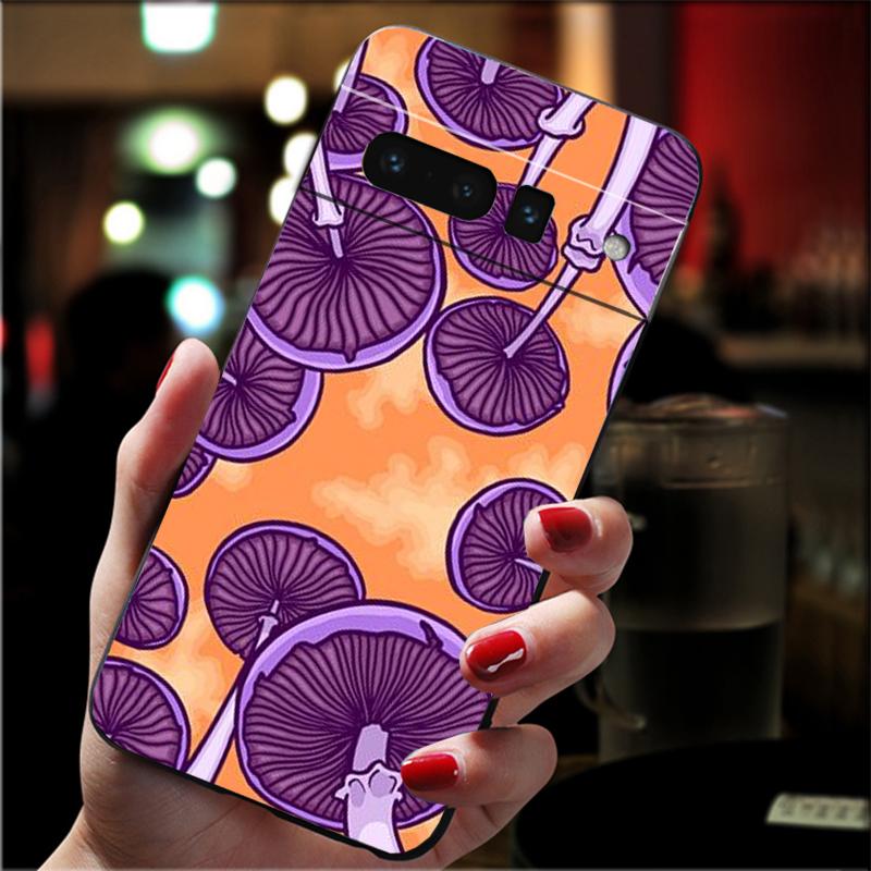 Etui na telefon do Google Pixel 10 9 Pro XL 9A 8 7 6 Pro Pixel 8A 7A 6A Pixel 8 7 6 5 Etui z grzybami