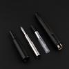 Matte Black MAJOHN A1 Press Fountain Pen Retractable Extra Fine Nib 0.4mm Metal Ink Pen with Converter for Writing