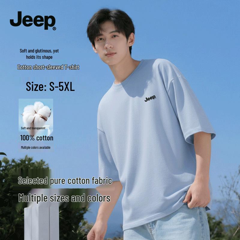 JEEP Men s Cotton Short-Sleeve T-Shirt 3XL