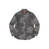 SS23 Week15 TRADEMARK JACQUARD DENIM Shirt 'Black' Men's SUP-SS23-254