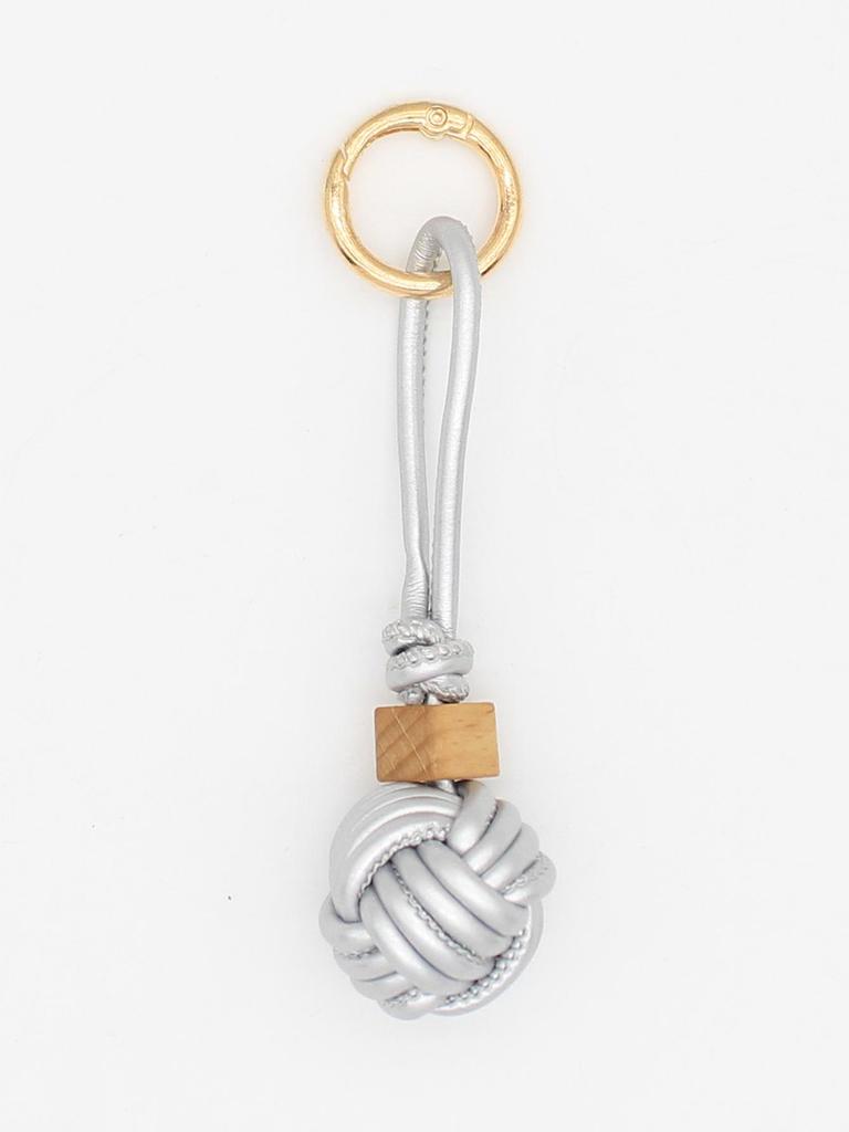 Korean Style PU Leather Hand-woven Ball Bag Pendant & Phone Charm - Autumn/Winter Collection