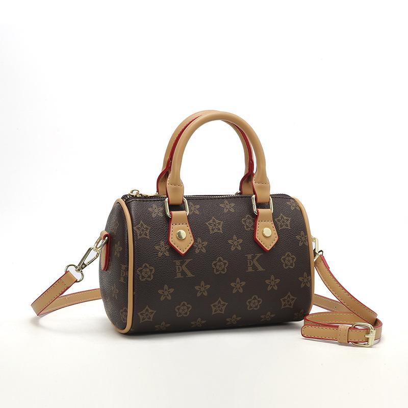 2025 Women's Classic Monogram Boston Pillow Bag - Versatile Fashion Handbag & Crossbody Shoulder Bag