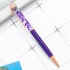 1 Pcs Flower Ballpoint Pen Metal Office School Stationery Gift Cute Clip Pens Pencils Writing Supplies