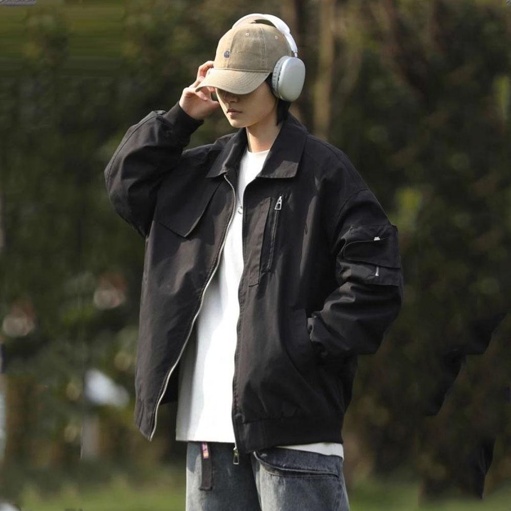 Buy Men's Spring Autumn Y2K Tactical Jacket Windbreaker