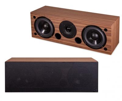 Acoustique Quality WEGA 51 - Two-way Home Theater Center Speaker with 120W Power / WALNUT , Acoustique Quality