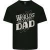 Worlds Okayest Dad Funny Fathers Day Unisexs Light Cotton TShirt