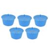 5Pcs 50ml Coffee Capsule Reusable Coffee Filter Cup with Spoon for DOLCE GUSTO Coffee Machine