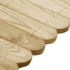 Garden Edging Set 3 pcs 120 cm Pressure Treated Pine Wood