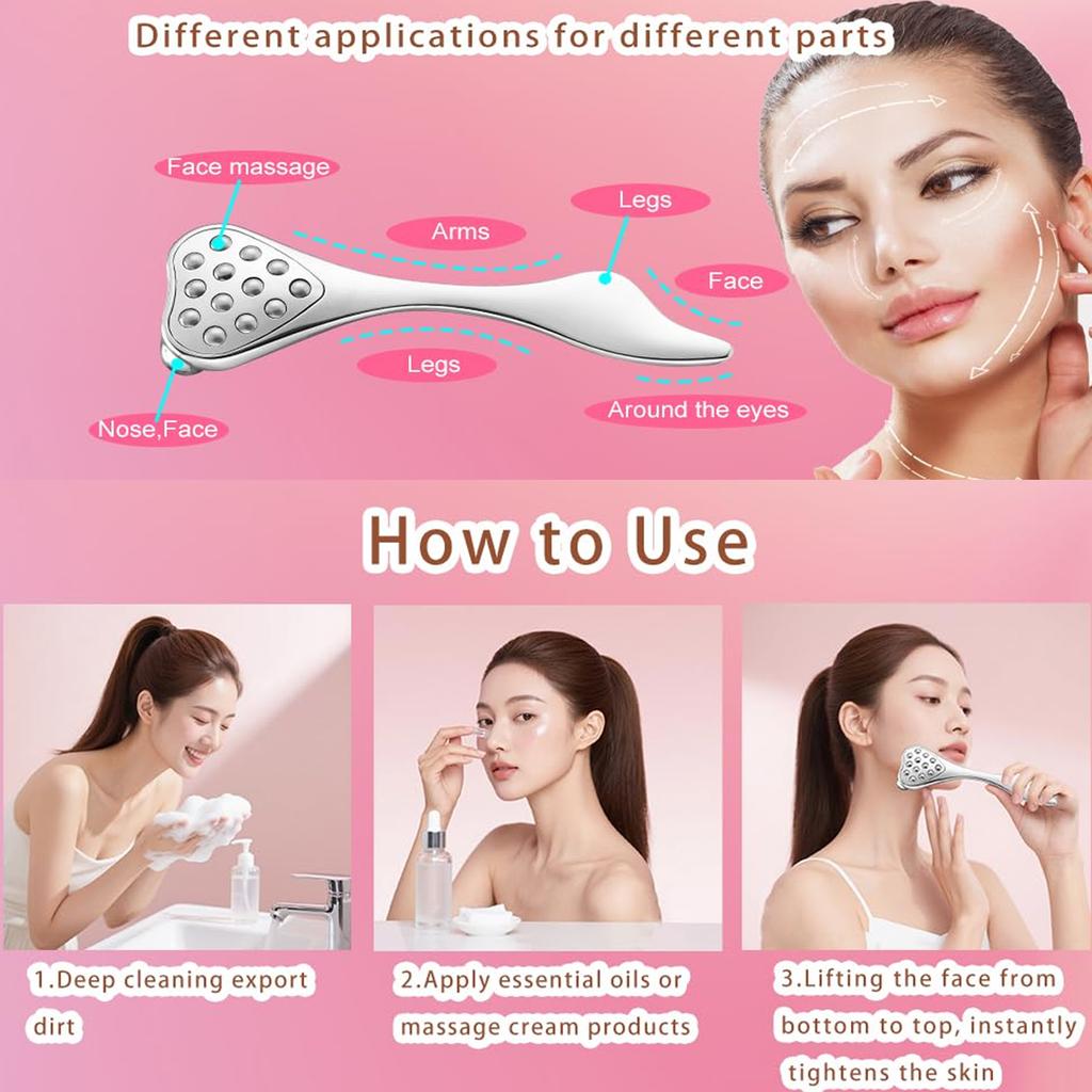 Household Face Massage Ball Point Pressing Ion Skin Beautifying Beauty Wrinkle Removing Lifting and Tightening Health Care Tools