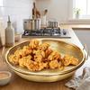 Heat-Resistant Kitchen Frying Strainer Metal Mesh Frying Rack Snack Tray  Oil Draining