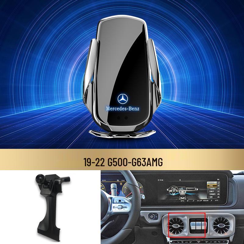 Bezdrátový držák telefonu s rychlým nabíjením Mercedes-Benz pro třídu C/třídu R/třídu S/třídu E/GLK/třídu B