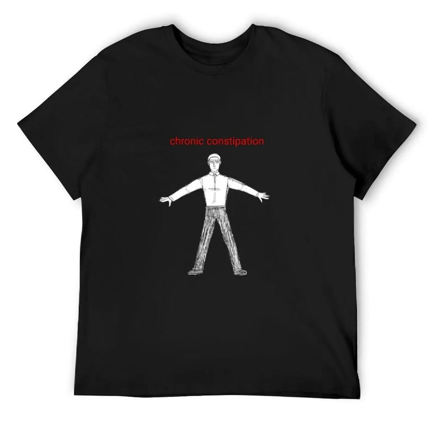 Chronic Constipation Erwin T-Shirt shirts graphic shirts graphic tees plain mens white t shirts S