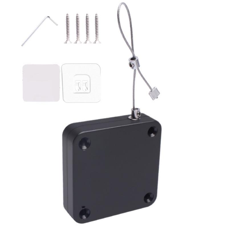 Automatic Screen Door Closers Sliding Screen Auto Door Closers with Steel Drawstring Household Door Closers Enduring