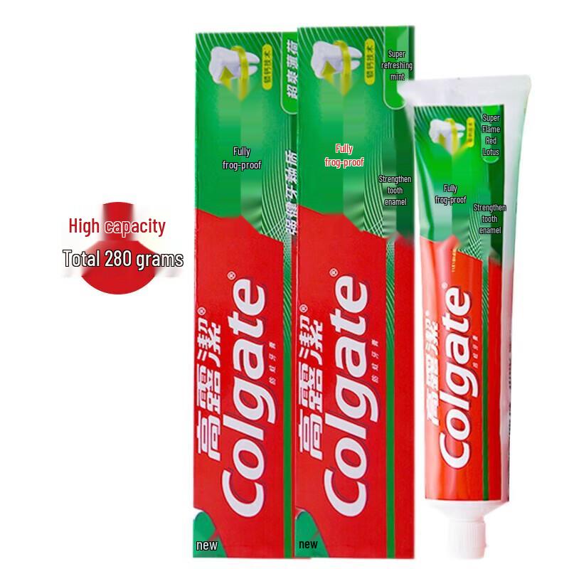 Colgate Total Anti-Cavity Ultra Cool Mint Toothpaste - 2x250g Pack