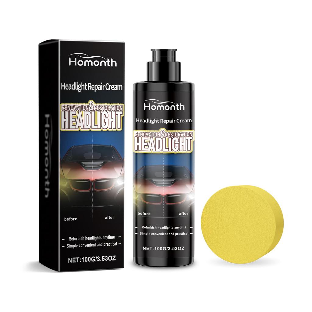 Homonth Pasta Riparatrice Fari Auto Riempimento Graffi Riparazione Usura Cura Fari Manutenzione Forniture per Fari