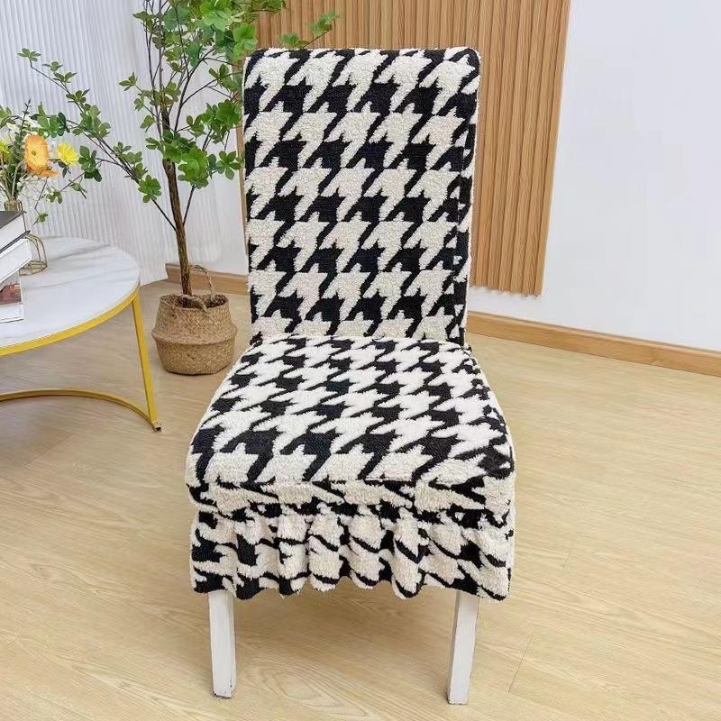 

Чехол для стула Qiandou Four Seasons, утолщенная спинка, табурет, универсальная интегрированная эластичная универсальная подушка для сиденья One Size