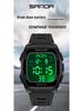 Sanda Trend Student Sports Electronic Watch: Luminous, Alarm, Dual Time, Waterproof, Chronograph