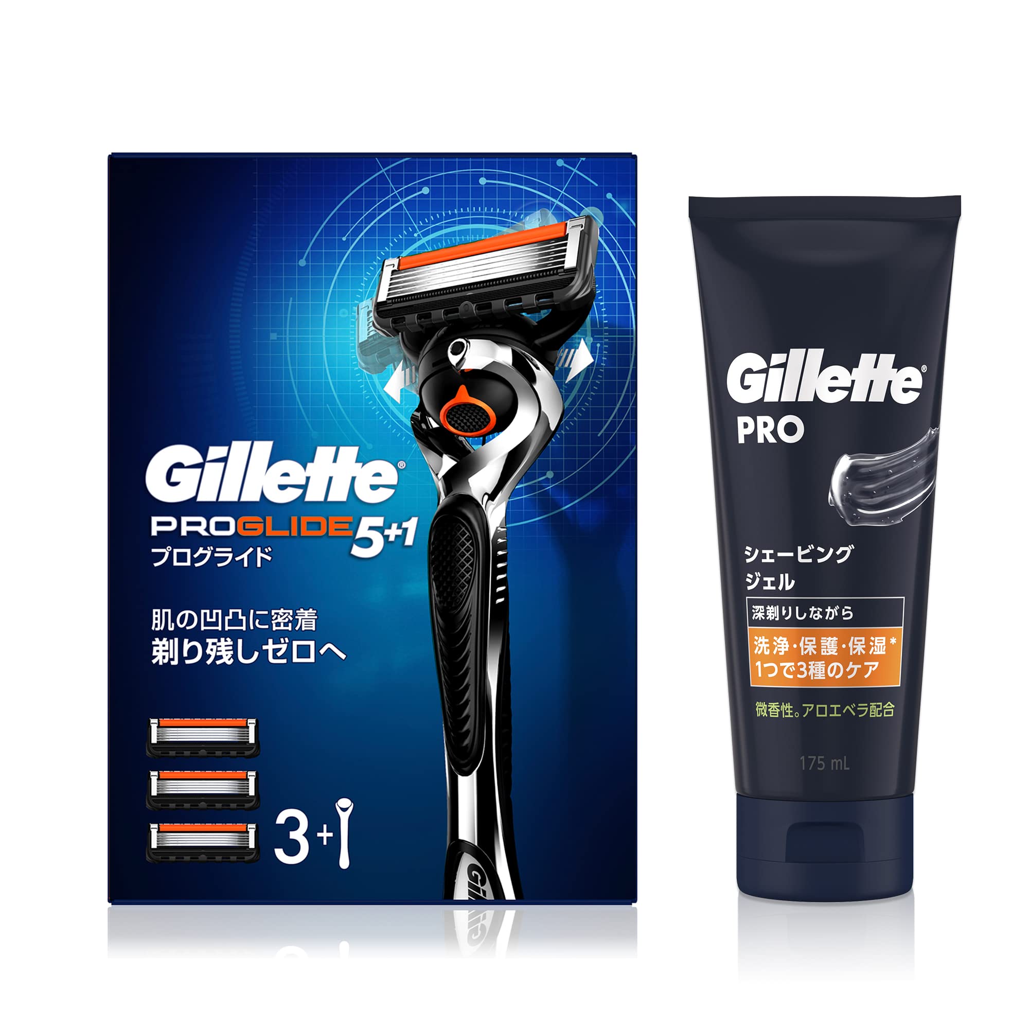 

Gillette Proglide Manual Main Unit 3 Сменный гель для бритья 175 мл Бритва для чувствительной кожи мужчин (с лезвиями) + [Покупка комплекта] Мужской