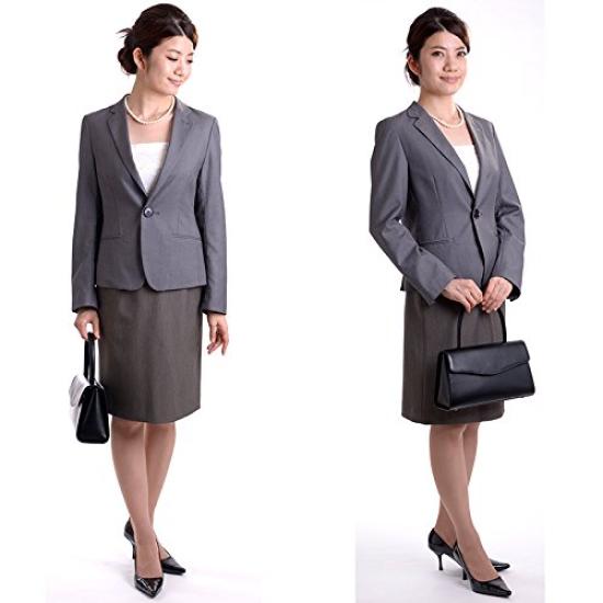 Aurora Genuine Leather Black Formal Bag, Classic Wide Black, Made In Japan, Perfect for Weddings, Funerals, Entrance Ceremonies, Graduations, and