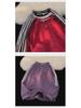 Men's Retro Striped Suede Sweatshirt – Round Neck Pullover for Spring & Autumn