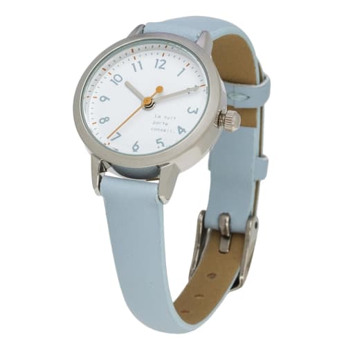 

Fieldwork Women s Analog Watch with Leather Strap, Light Blue, Easy to Read, JN008-1