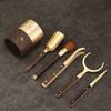 Brass Gongfu Tea Ceremony 6-Piece Tool Set