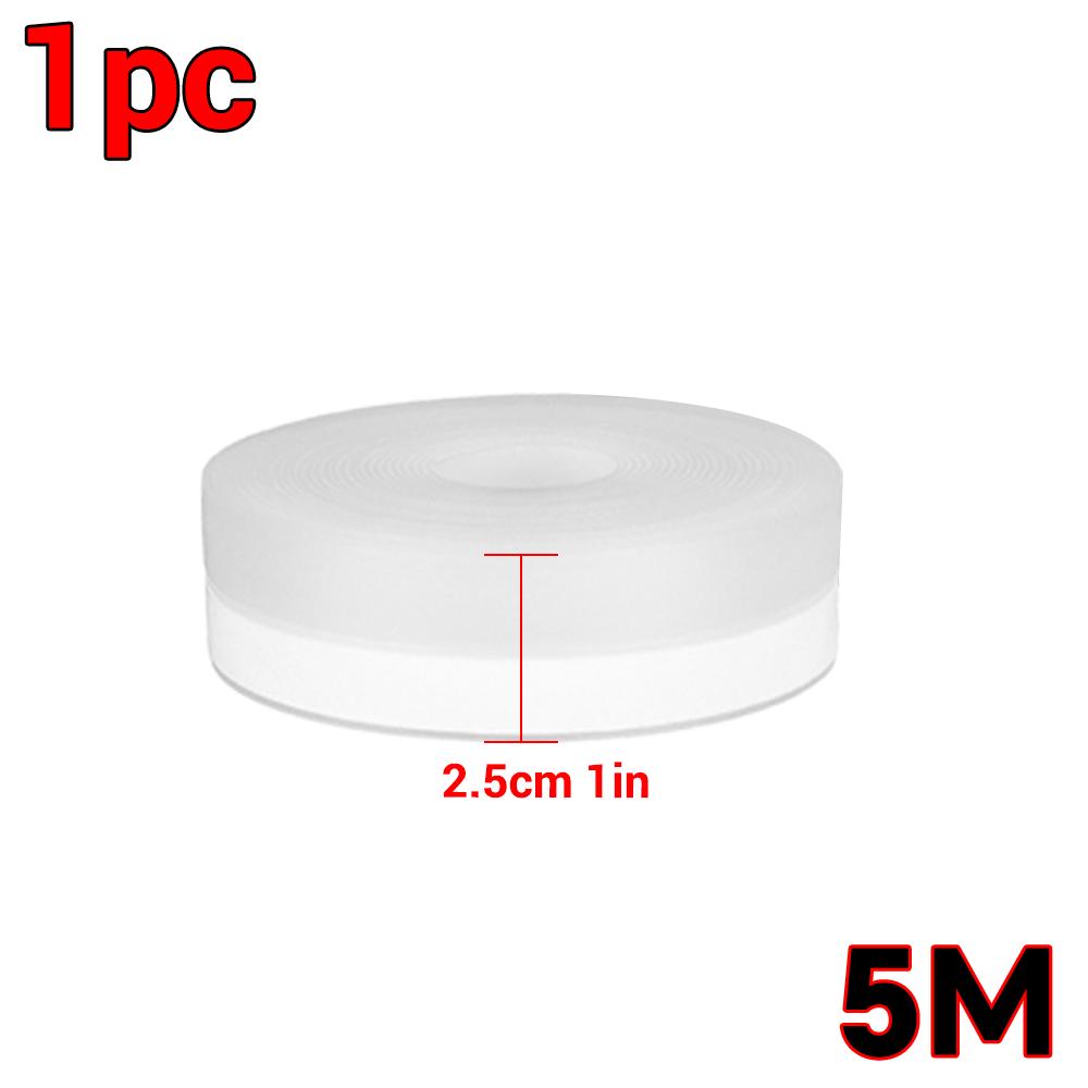 Silicone Weather Stripping Door Seal, Draft Seal Tape for Doors, Under Door Seal Strip for Window and Door Bottom