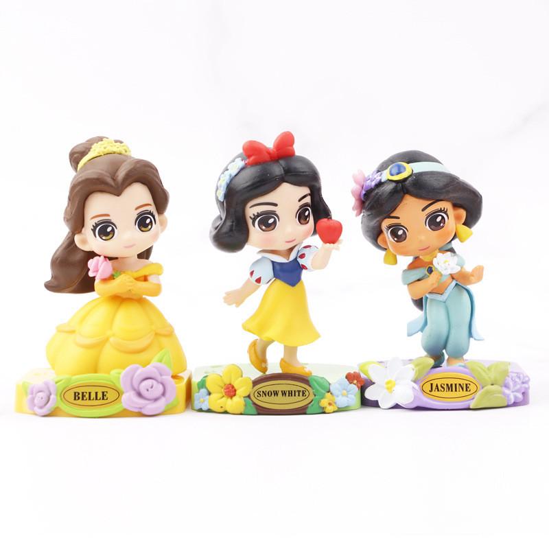 Classic Fairy Tale Princess Figurine Ariel Garden Dream Series Cake Topper Blind Box